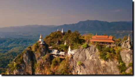 Tempel in der Provinz Lampang